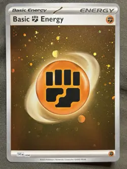 HD COSMOS HOLO Basic Fighting Energy SVE 006 Pokemon 151 001 - Image 1