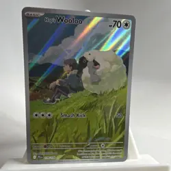 Pokemon TCG Hop's Wooloo 170/159 Journey Together Near Mint Condition - Image 2