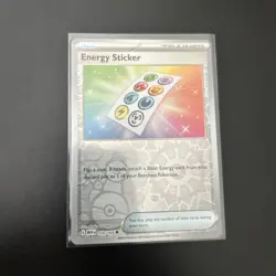 Pokemon TCG Trainer Energy Sticker #159 S&V 151 Reverse Holo Mint - Image 1