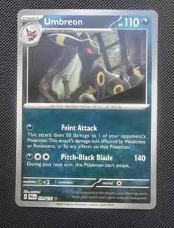 Pokemon TCG Umbreon (Master Ball) 059/131 SV: Prismatic Evolutions Rare NM - Image 3