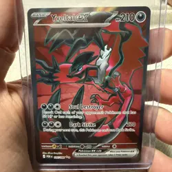 Pokemon Yveltal EX 105/088 POR Full Art Ultra Rare Basic HP210 - Image 1
