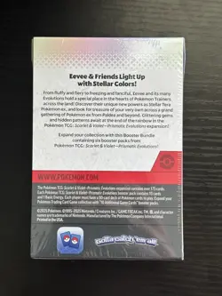 Pokemon TCG Scarlet & Violet Prismatic Evolutions Booster Bundle 6 Packs - Image 3