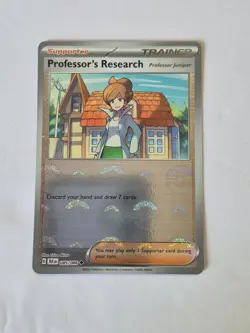 Professor's Research Poke Ball 085/086 Reverse Holo SV: Black Bolt Pokemon NM - Image 1