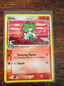 Pokemon Kirlia (Delta Species) 33/101 Dragon Frontiers Non-Holo (MP-HP) - Image 1