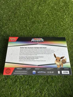 Pokemon Prismatic Evolutions Accessory Pouch Special Collection SEALED - Image 2