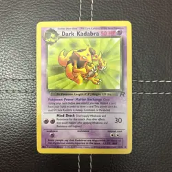 Pokemon TCG - Dark Kadabra - 39/82 - Team Rocket - NM Unlimited Uncommon (2000) - Image 1