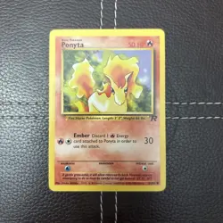 Pokemon TCG - Ponyta - 64/82 - Team Rocket - LP Unlimited Common (2000) - Image 1