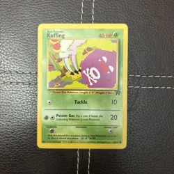 Pokemon TCG - Koffing - 58/82 - Team Rocket - NM Unlimited Common (2000) - Image 1