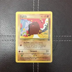 Pokemon TCG - Diglett - 52/82 - Team Rocket - NM Unlimited Common (2000) - Image 1