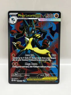 Pokemon TCG Mega Lucario ex 160/132 Full Art Holo Ultra Rare Mega Evolution - Image 1