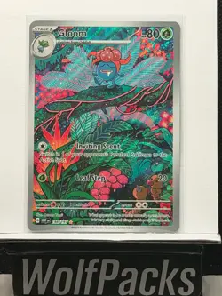 Pokemon Obsidian Flames OBF EN - Gloom 198/197 Illustration Rare Holo - Image 1