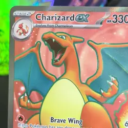Pokemon TCG Charizard ex 183/165 Scarlet & Violet 151 Holo Ultra Rare Full Art - Image 2