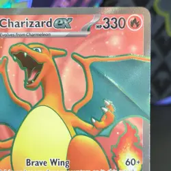 Pokemon TCG Charizard ex 183/165 Scarlet & Violet 151 Holo Ultra Rare Full Art - Image 3