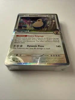 Hop’s Snorlax 184 Black Star Promo 2025 Pokemon Journey Together Sealed Promo - Image 3