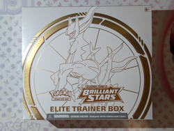 Pokemon TCG Sword & Shield Brilliant Stars Elite Trainer Box ETB Sealed - Image 1