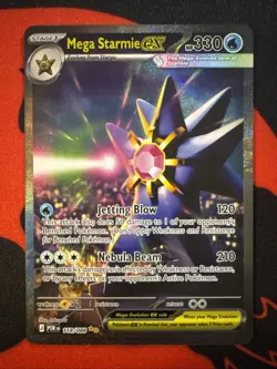 2026 POKEMON POR EN-PERFECT ORDER 118 MEGA STARMIE EX SPECIAL ILLUSTRATION RARE - Image 1