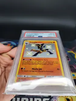 Pokemon Lucario Hidden Fates Holo Rare #SV22 PSA 10 Gem Mint - Image 5