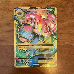 Pokemon TCG M Venusaur EX #100/108 Evolutions 2016 Ultra Rare Full Art Holo - Image 1