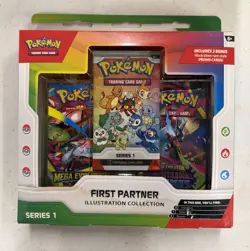 Pokemon First Partner Series 1 Illustration Collection - DAMAGED BOX - Image 1