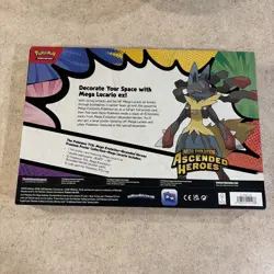 Pokemon Mega Evolution Ascended Heros Premium Poster Collection Mega Lucario NEW - Image 5