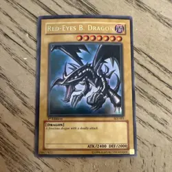 Yu-Gi-Oh! Red-Eyes B. Dragon SDJ-001 Starter Deck Joey 1st Ed Ultra Rare - Image 1
