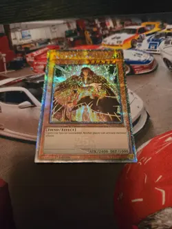 Yu-GI-Oh! Majesty's Fiend (Quarter Century Secret Rare) RA04-EN216 Quarter Cen - Image 1