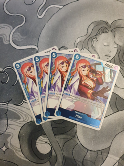 4x Hina (EB03-025) Rare English One Piece TCG - Image 1