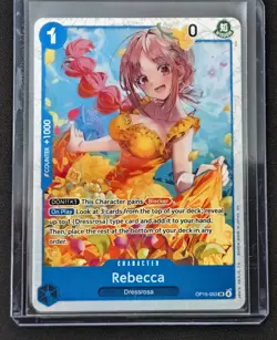 One Piece TCG Rebecca OP15-053 SR Foil English OP15 NM - Image 1