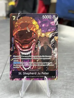 St. Shepherd Ju Peter (Alternate Art) OP13-084 Carrying On His Will Foil - Image 1
