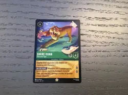 Disney Lorcana Shere Khan Legendary Non Foil 88/204 Whispers in the Well - Image 1