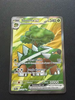 Torterra EX 185/162 SV05 Temporal Forces Holo Card NM - Image 1