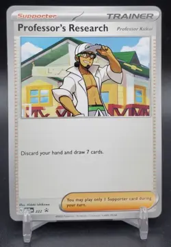 Professor’s Research SVP222 Black Star Promo NM Pokemon Card - Professor Kukui - Image 1