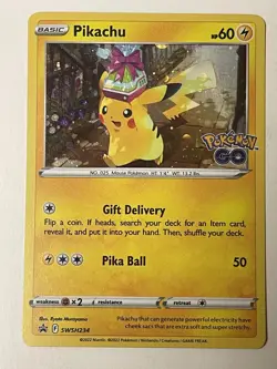 Pikachu Pokemon SWSH: Sword & Shield Promo Cards #SWSH234 Holo - Image 1