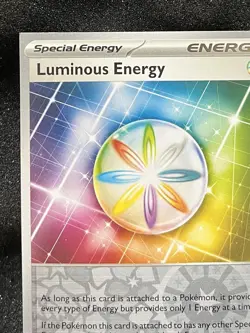 Luminous Energy Scarlet & Violet Miscut Error Rare Pokemon Card | Square Cut - Image 2
