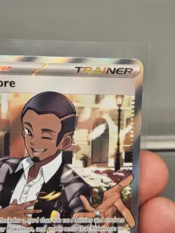 Salvatore 202/162 Temporal Forces (TEF) NM Full Art Pokemon Card - Image 3