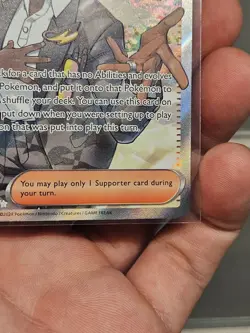 Salvatore 202/162 Temporal Forces (TEF) NM Full Art Pokemon Card - Image 4