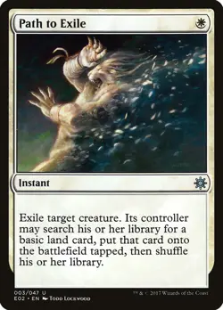 Path to Exile Explorers of Ixalan NM White Uncommon MAGIC MTG CARD ABUGames - Image 1