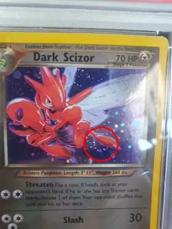 Dark Scizor 9/105 2002 Holo Swirl - PSA 6 - Neo Destiny Set - Pokemon Card - Image 5