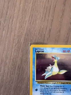 Lapras 10/62 Fossil Holo Pokemon Card MP - Image 5