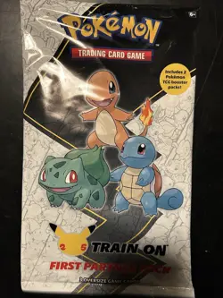 Pokemon TCG First Partner Pack Kanto 25th Anniversary Oversize Cards 820650829680 - Image 1