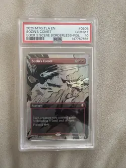 Sozin's Comet FOIL (Borderless) - Avatar: the Last Airbender - GM- MTG PSA 10 - Image 1