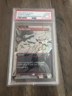 Sozin's Comet FOIL (Borderless) - Avatar: the Last Airbender - GM- MTG PSA 10 - Image 3