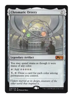 1x Chromatic Orrery - Core Set 2021 (M21) Regular English Mythic MTG NM - Image 1