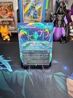 The Water Crystal [Borderless Foil] #333 Final Fantasy Magic The Gathering - Image 1