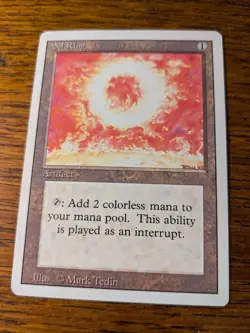 MTG Sol Ring - Revised Edition - LP - Image 1