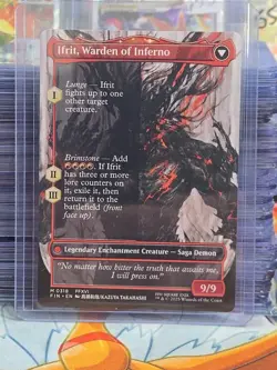 MTG Final Fantasy English Clive, Ifrit's Dominant Borderless 0318 Non-Foil - Image 2