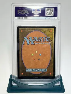 Magic the Gathering Herald of Serra Urza's Saga Rare #17 Angel PSA 8 - Image 2