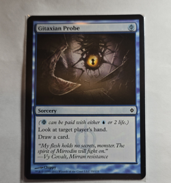 Gitaxian Probe - 2011 Sorcery Blue Chippy Regular - MTG - Image 1