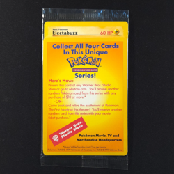 Pokemon The First Movie WB Warner Bros Electabuzz Black Star Promo Sealed - Image 1