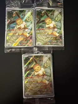(LOT OF 3) Eevee 173 Prismatic Evolutions ETB Promo Sealed!-Pokemon TCG - Image 1